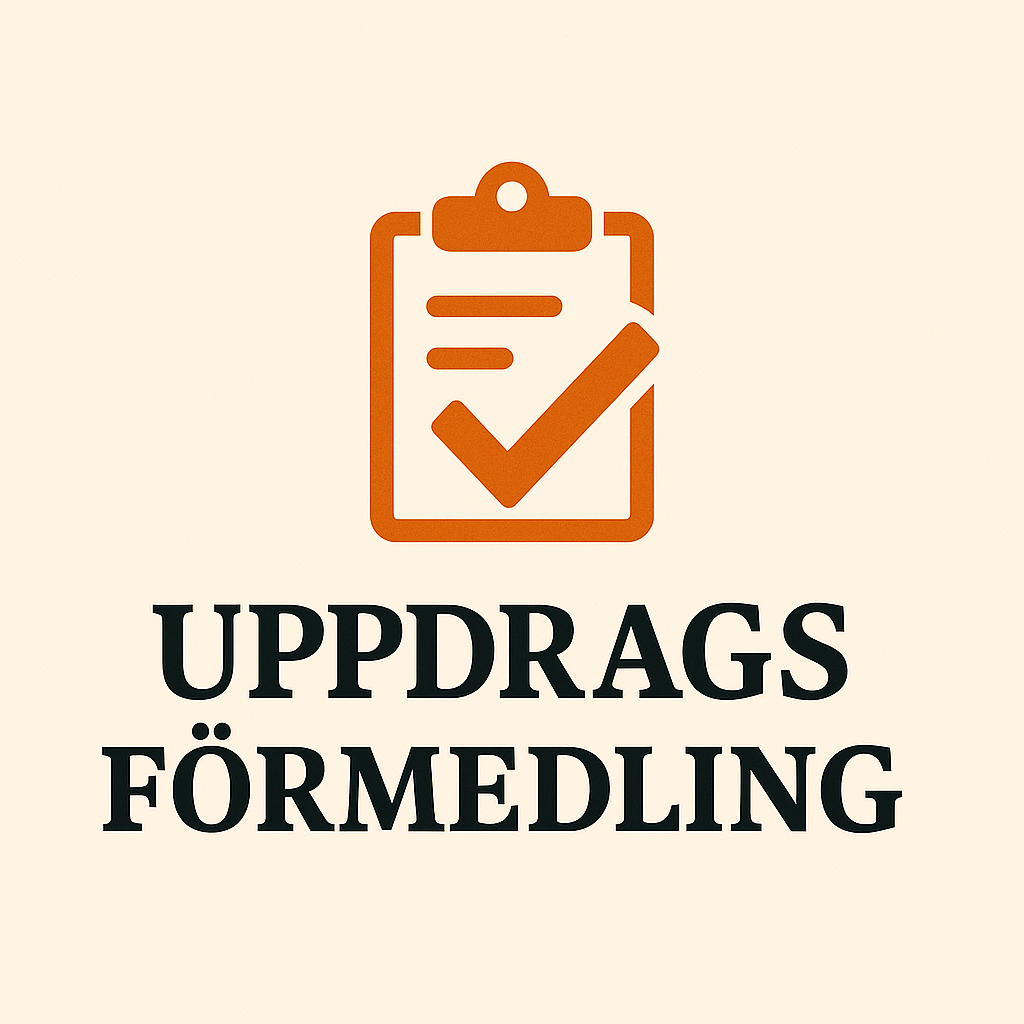 UPPDRAGS FÖRMEDLING